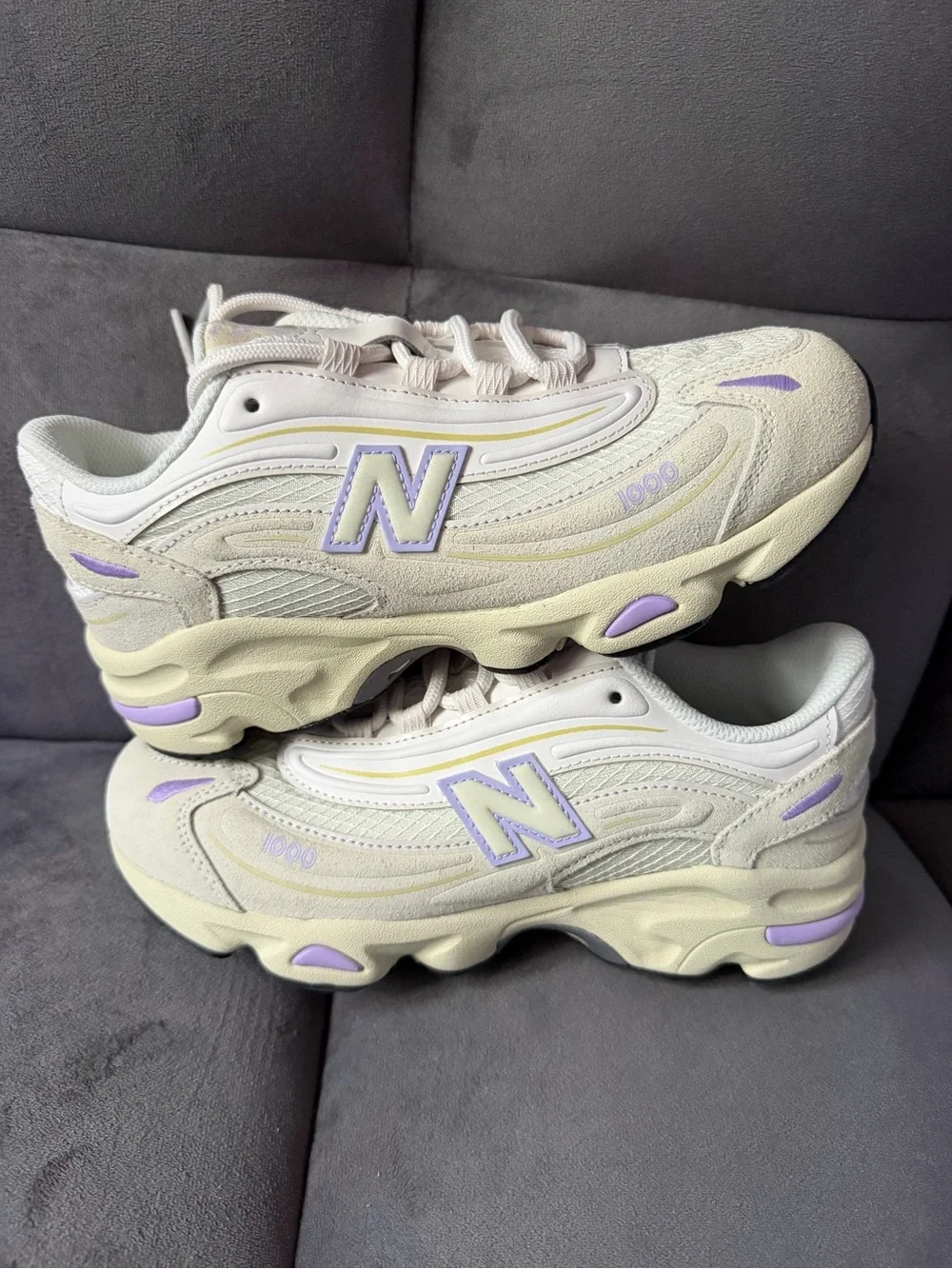 New Balance 1000 Sea Salt Lilac Size 4.5Y / 6W GC1000FM New